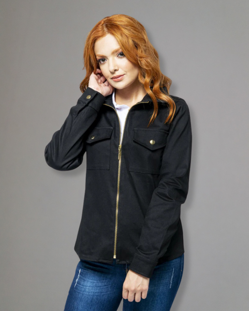 BLACK JACKET WITH POCKETS