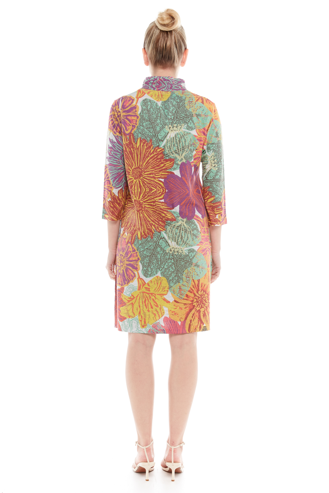 WIRE NECK DRESS FLOWER DRESS