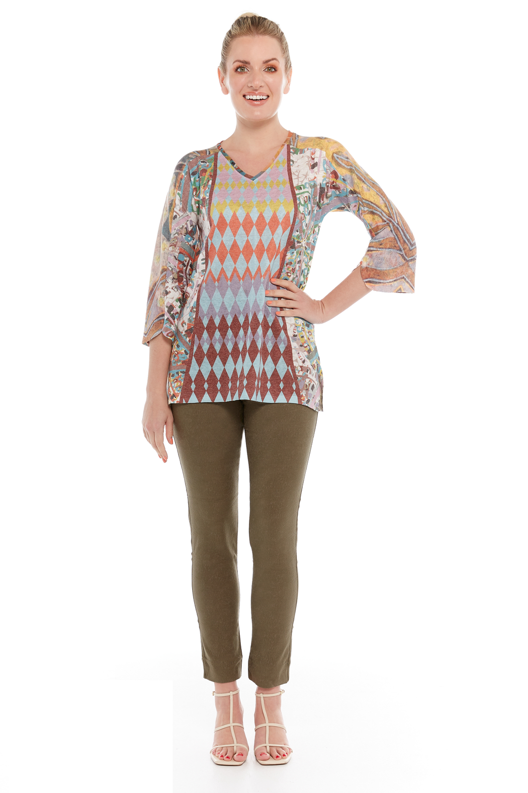 KOLAJ TUNIC IN BROWN