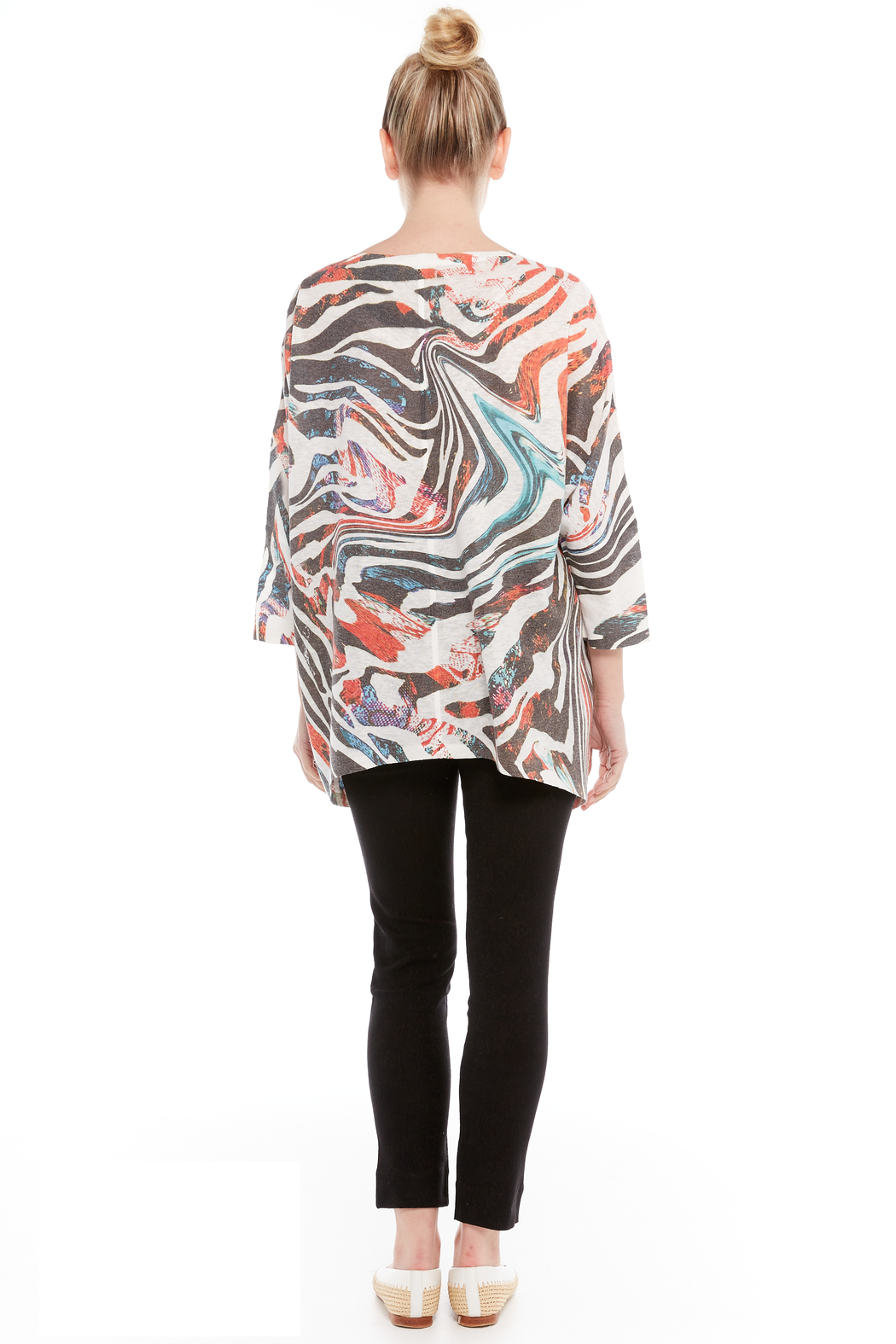 Jeyda Tunic zebra multi