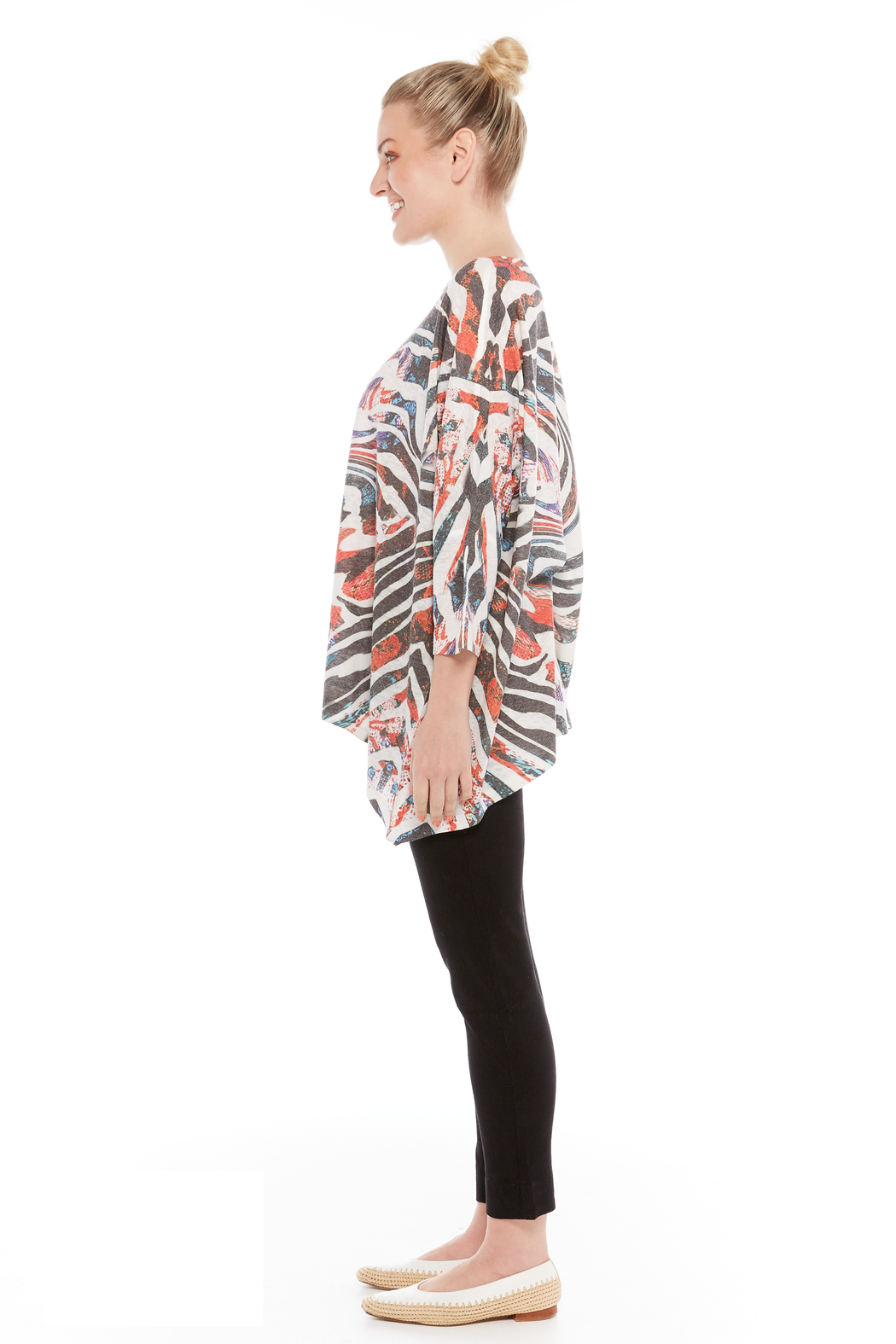 Jeyda Tunic zebra multi