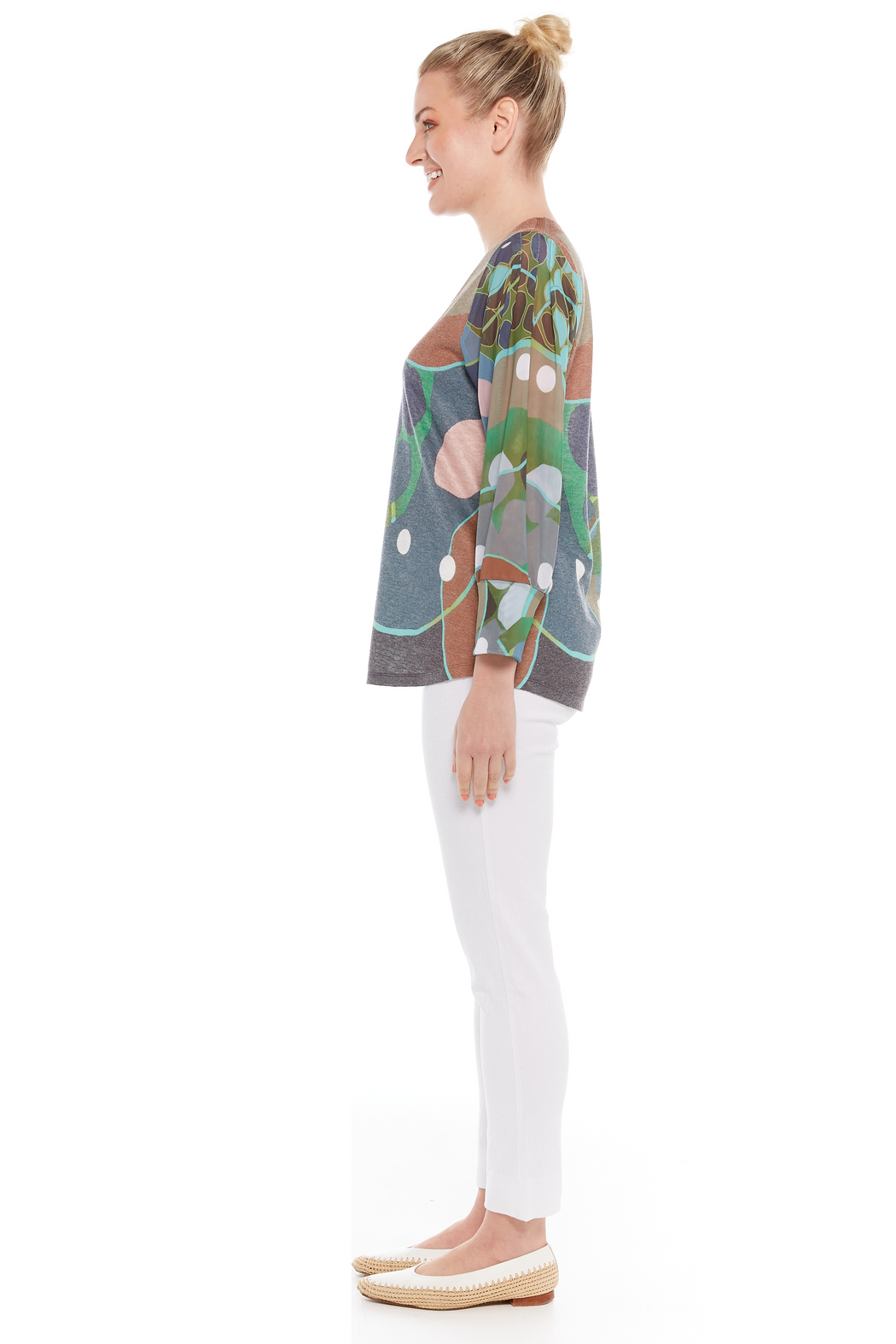 TUNIC EARTH NATURE PRINT - Atelier5