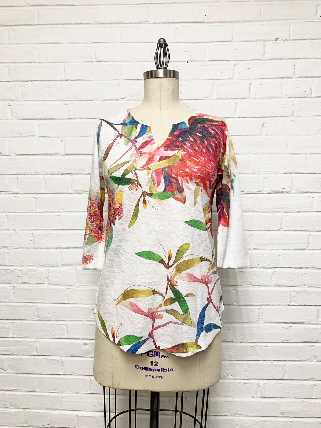 Tunic 2 in Brushwork Beauty Print - Atelier5