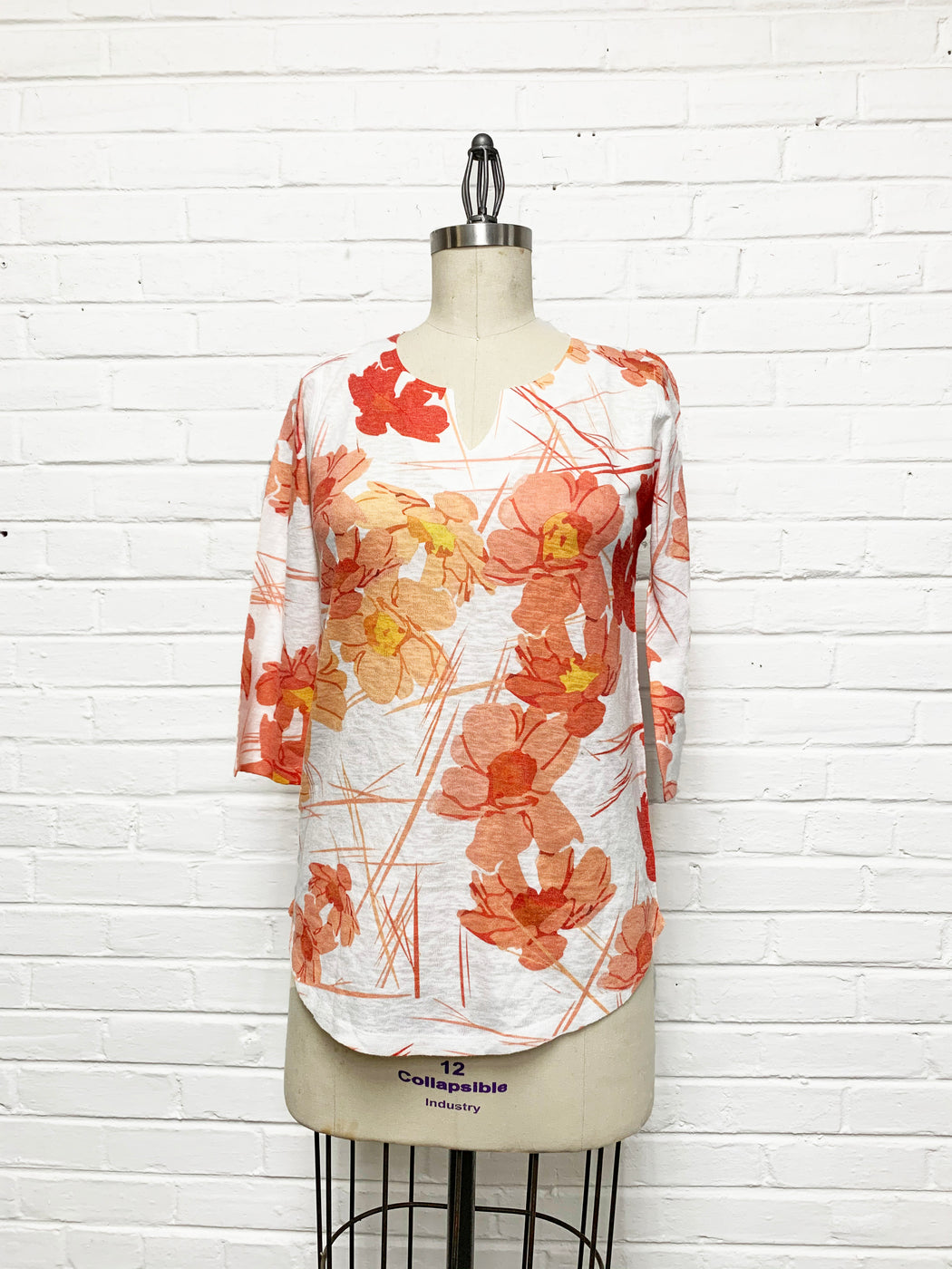 Tunic 2 in Tangerine Daydream Print - Atelier5