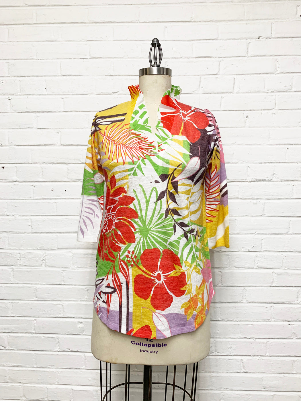 Willow Tunic in Bright and Bold Floral - Atelier5